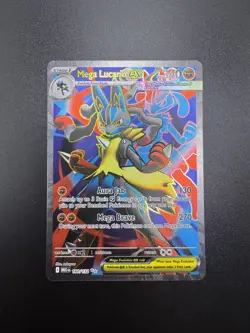 Mega Lucario ex 160/132 Mega Evolution Pokemon - Image 1