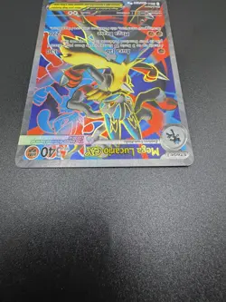 Mega Lucario ex 160/132 Mega Evolution Pokemon - Image 5