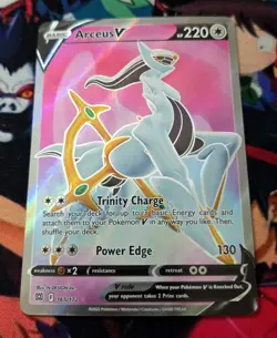 Pokemon TCG - Arceus V 165/172 - Sword & Shield Brilliant Stars - Near Mint - Image 1
