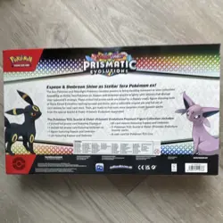 Pokemon TCG Prismatic Evolutions Premium Figure Collection Espeon Umbreon Promo - Image 2