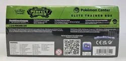 Pokemon TCG Perfect Order Pokemon Center Elite Trainer Box ETB Factory Sealed - Image 5