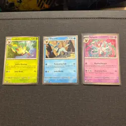 Leafeon Glaceon Sylveon Black Star Promo Set 170 171 172 POKEMON TCG NM - Image 1