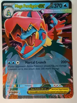 Mega Feraligatr ex 036 Holo Promo ME: Mega Evolution Promo Pokemon Holo NM - Image 1