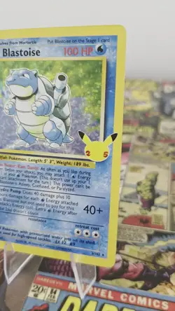 Blastoise - 2/102 - Celebrations 25th Anniversary Holo Rare - Pokemon NM M - Image 2