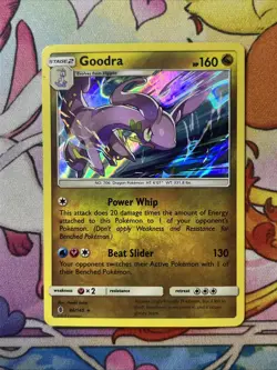 Goodra 96/145 Guardians Rising Pokemon Rare HOLO LP - Image 1