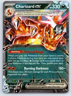Charizard ex -196 196 Holo Promo Scarlet & Violet Promo Pokemon Near Mint - Image 1