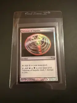 MTG Foil Talisman of Impulse Card 254/306 Mirrodin - Image 1