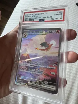 Pokemon TCG 2023 SV Scarlet & Violet 151 Charizard ex 199/165 SIR Holo PSA 8 - Image 4