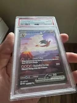 Pokemon TCG 2023 SV Scarlet & Violet 151 Charizard ex 199/165 SIR Holo PSA 8 - Image 5