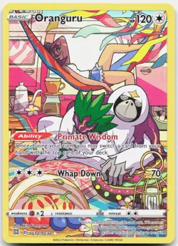 Oranguru TG12/TG30 Holo Brilliant Stars Trainer Gallery Pokemon NM - Image 1
