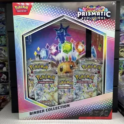 Pokemon TCG Scarlet & Violet Prismatic Evolutions Binder Collection New & Sealed - Image 1