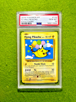 Pokemon PSA 10 Flying Pikachu POKEMON TCG CARD Evolutions 2016 Pokemon XY GEM MT - Image 1