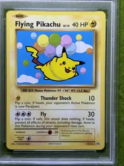 Pokemon PSA 10 Flying Pikachu POKEMON TCG CARD Evolutions 2016 Pokemon XY GEM MT - Image 3