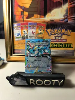Vaporeon EX 023/131 Pokemon TCG Prismatic Evolutions Stamped Promo SEALED - Image 1