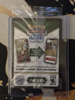 Pokemon TCG Prismatic Evolutions Vaporeon EX Stamped Promo Card 023/131 Sealed - Image 2
