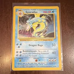 Wizards of the Coast Gyarados 6/102 Base Set Holo Rare Unlimited 1999 100HP - Image 1