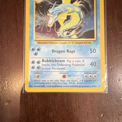 Wizards of the Coast Gyarados 6/102 Base Set Holo Rare Unlimited 1999 100HP - Image 3