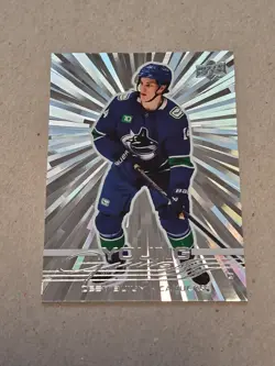 2025-26 Upper Deck Extended Outburst Silver Rookie Zeev Buium #707 Vancouver - Image 1