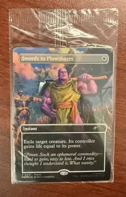 SEALED - Magic The Gathering - Swords to Plowshares PSA P 0001 Thanos Marvel - Image 1
