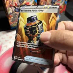 Premium Power Pro 174/132 Pokemon TCG Card Mega Evolution Full Art - In Hand - Image 4