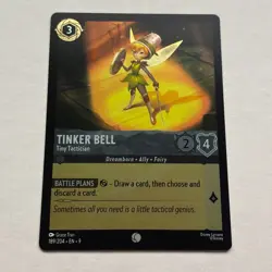 Tinker Bell 189/204 Disney Lorcana Fabled Common Cold Foil Card NM - Image 1
