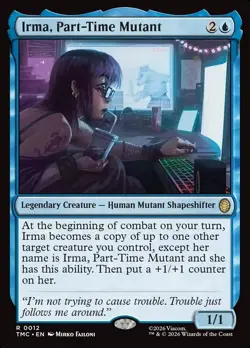 MTG Magic TMC TMNT Commander - 1x EN NM 0012 R Irma, Part-Time Mutant - Image 1