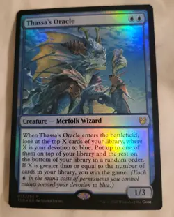 Thassa's Oracle Foil Rare 073/254 MTG Theros Beyond Death Near Mint NM - Image 1