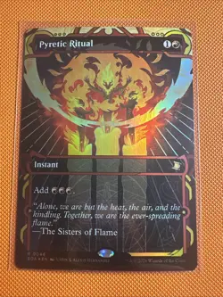 Pyretic Ritual Foil R 46 - MTG Secrets of Strixhaven Mystical Archive - Image 1