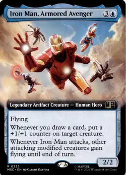Iron Man, Armored Avenger (Extended) 332 Commander: Marvel Super Heroes MTG NM - Image 1