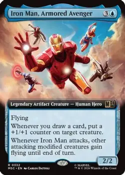 Iron Man, Armored Avenger (Extended) 332 Commander: Marvel Super Heroes MTG NM - Image 3