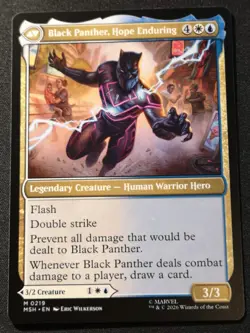 King T'Challa / Black Panther, Hope Enduring - MSH - MTG - NM - EN - 0219 - Image 2