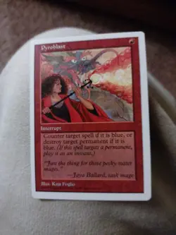 Pyroblast 5th Edition Magic The Gathering MTG CCG TCG NM+ - Image 2
