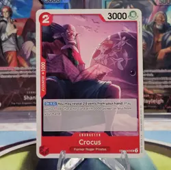 Crocus OP12-003 UC Legacy of the Master One Piece Card Game NM/M - Image 1