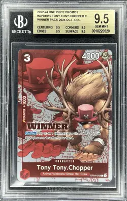 One Piece EN Tony Tony Chopper #OP04-010 Winner Pack 2024 Oct.-Dec. (BGS 9.5) - Image 1