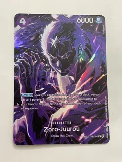 Zoro-Juurou (SP) ST18-004 Legacy of the Master Foil - Image 3