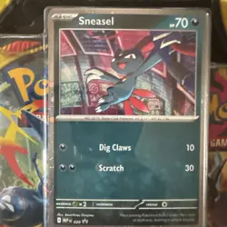Pokemon Trading Card Game Phantasmal Flames 3-Pack Blister - Sneasel - Image 3