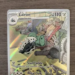 Pokemon TCG Card Lairon 184/167 S&V Twilight Masquerade Illustration Rare NM - Image 2
