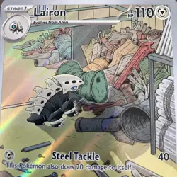 Pokemon TCG Card Lairon 184/167 S&V Twilight Masquerade Illustration Rare NM - Image 3