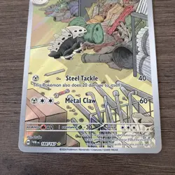 Pokemon TCG Card Lairon 184/167 S&V Twilight Masquerade Illustration Rare NM - Image 4