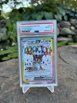 Tatsugiri EX 2024 Pokemon Ultra Rare Card 226/191 SSP En-Surging Sparks PSA 10 - Image 1