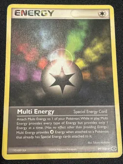 Multi Energy 89/108 EX Power Keepers Regular Rare Pokemon Card TCG - Image 1