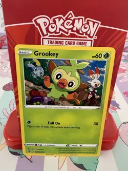 Pokemon Grookey SWSH070 Sword & Shield Promo Cards Holo MP - Image 1