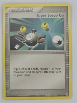 Pokemon TCG Super Scoop Up 100/113 EX Delta Species 2005 - Trainer Card NM - Image 1