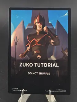 Zuko Tutorial Theme Card Avatar The Last Airbender MTG NM - Image 1