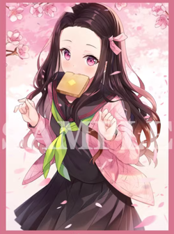 Demon Slayer: Kimetsu No Yaiba 60pcs Penny Sleeves Soft Card Protector Anime - Image 4