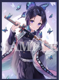 Demon Slayer: Kimetsu No Yaiba 60pcs Penny Sleeves Soft Card Protector Anime - Image 5
