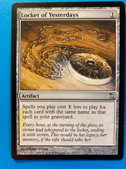 MTG 1x Locket of Yesterdays # 258 Time Spiral Magic the Gathering Card x1 NM - Image 1