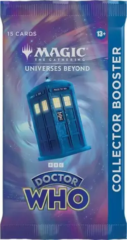 Magic the Gathering Universes Beyond: Doctor Who Collector Booster Pack - Sealed - Image 1
