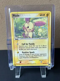 2005 Plusle 44/107 Pokemon Card - Deoxys Set - Image 1