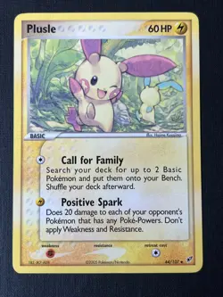 2005 Plusle 44/107 Pokemon Card - Deoxys Set - Image 2